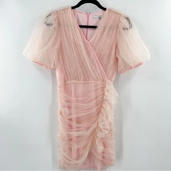 Johnny Hates Jazz NWT Tulle Mini Dress in Pink size 36/ US XS